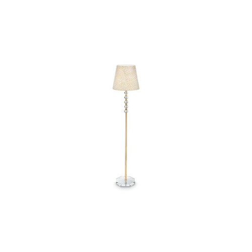 Ideal Lux - Lampadaire à 1 lumière doré, transparent avec décoration en verre, E27 Ideal Lux  - Luminaires