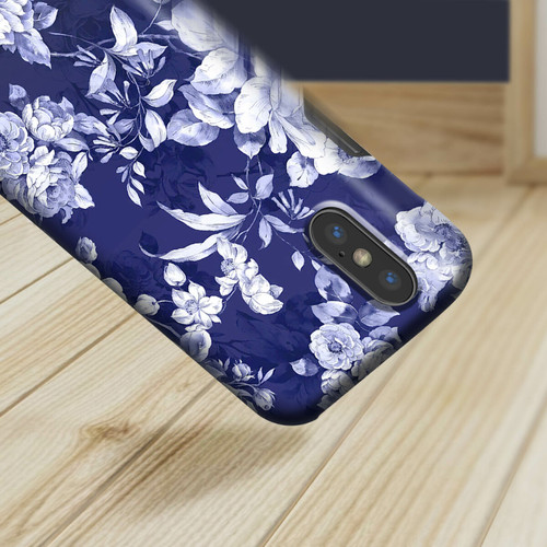 Coque, étui smartphone Coque iPhone X et XS Sailor Blue Bloom Résistante Ideal of Sweden