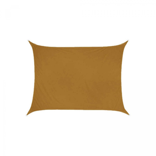 Ideprice - Toile d'ombrage rectangulaire 4 x 3 mètres ocre. Ideprice  - Voile d'ombrage Ideprice
