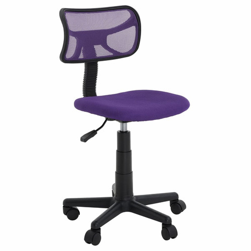 Idimex - Chaise de bureau pour enfant MILAN, violet Idimex  - Mobilier de bureau Violet