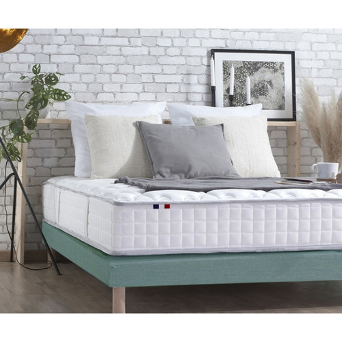 Idliterie - Ensemble Matelas Ressorts + Mémoire de forme ODYSSEE + Sommier - Made in France Idliterie  - Marchand Distriliterie
