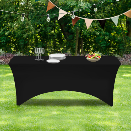 Idmarket - Housse noire pour table pliante 180 CM Idmarket  - Housse table de jardin
