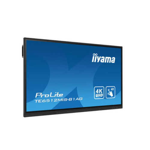 Iiyama - iiyama TE6512MIS-B1AG affichage de messages Écran plat interactif 165,1 cm (65") LCD Wifi 400 cd/m² 4K Ultra HD Noir Écran tactile Intégré dans le processeur Android 11 24/7 Iiyama  - Ecran pc tactile wifi