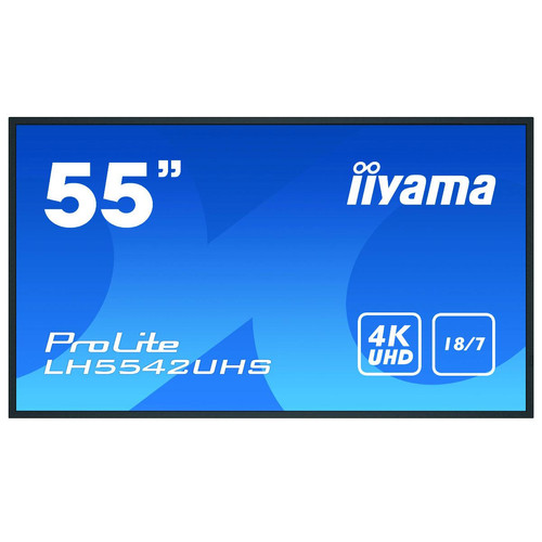 Iiyama - IIYAMA 55 IN 3840X2160 4K UHD IPS LH5542UHS-B3 - Iiyama