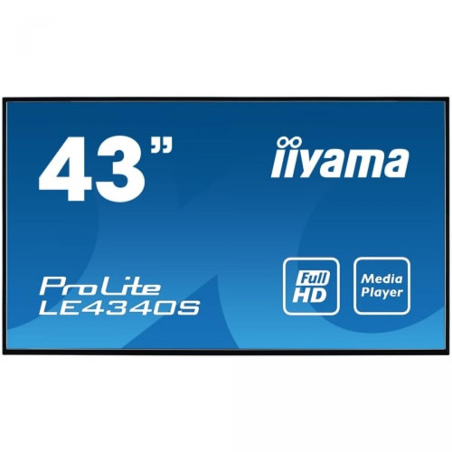 Iiyama - LE4340S B3 Écran PC 43'' LED FHD 60Hz HDMI USB Noir - Ecran PC 8 ms