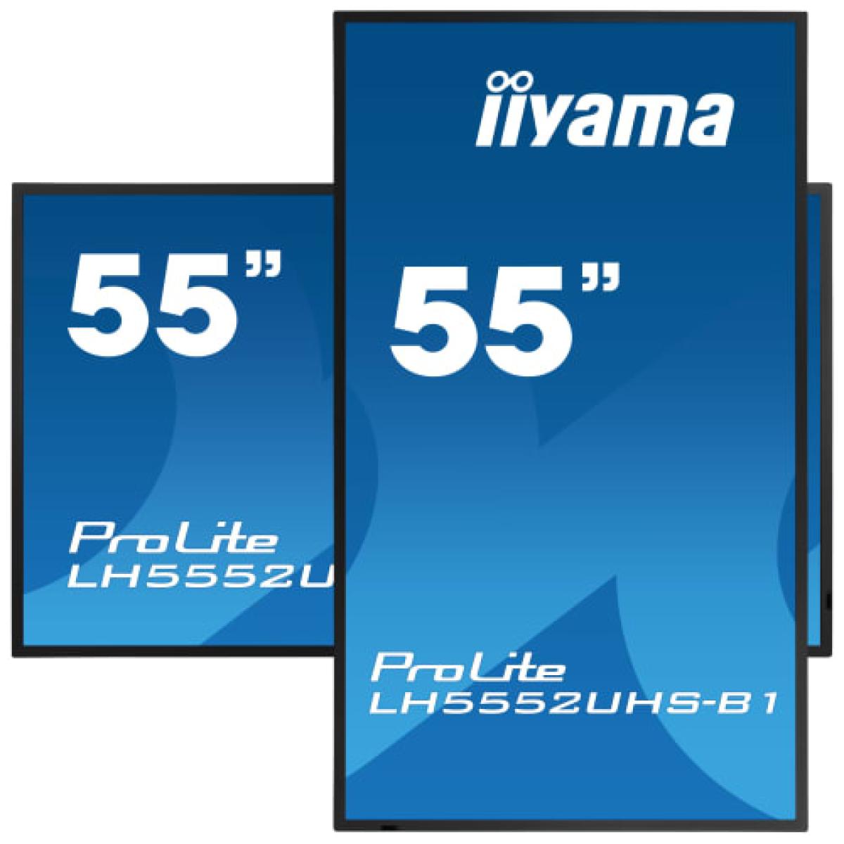 Iiyama ProLite Ecran PC 54.6" 4K UHD IPS 60Hz 8ms DisplayPort Android 8.0 Noir