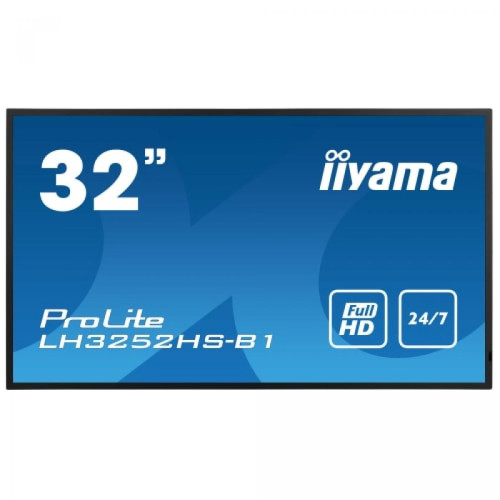 Iiyama - ProLite LH3252HS-B1 Ecran PC 31.5" FHD LCD 60Hz IPS HDMI Noir - Moniteur PC 31 pouces