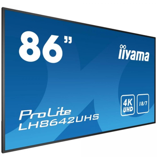Iiyama ProLite LH8642UHS Écran PC 85.6" 4K Ultra HD LCD 60Hz HDMI Noir