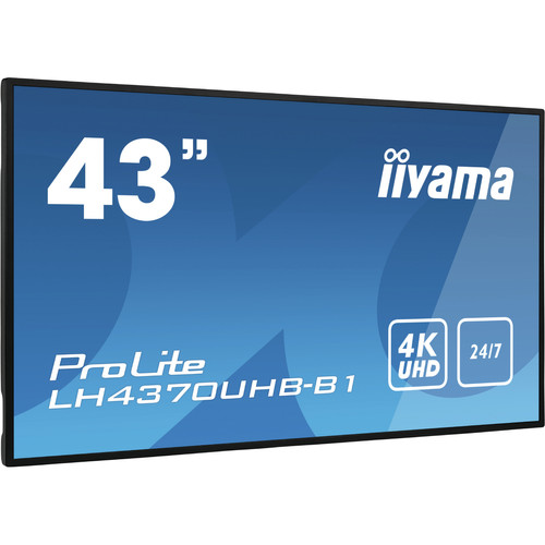 Iiyama - LH4370UHB-B1/43' 4K LCD UHD Super S Iiyama - TV 4K TV, Home Cinéma