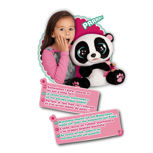 Peluches interactives iMC Toys Jouet panda en peluche Yoyo