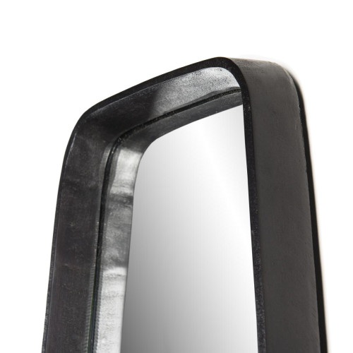 Miroirs Miroir JONAS Aluminium Noir 31 X 174 Cm