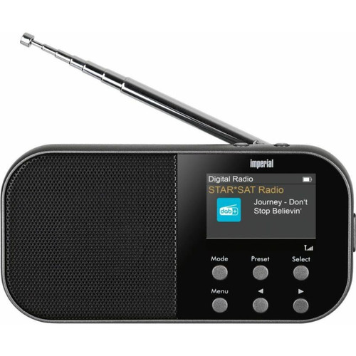 Imperial - Imperial DABMAN 15 Radio de poche DAB+, FM AUX, DAB+, FM verrouillage clavier, fonction réveil, rechargeable anthracite Imperial  - Enceinte et radio