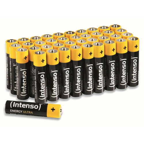 Ina - Intenso Energy Ultra AAA Micro LR03 Lot de 40 Piles alcalines Ina  - Bonnes affaires Piles