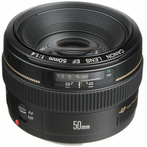 Objectif Photo Objectif Reflex Canon EF 50mm f 1,4 USM Noir