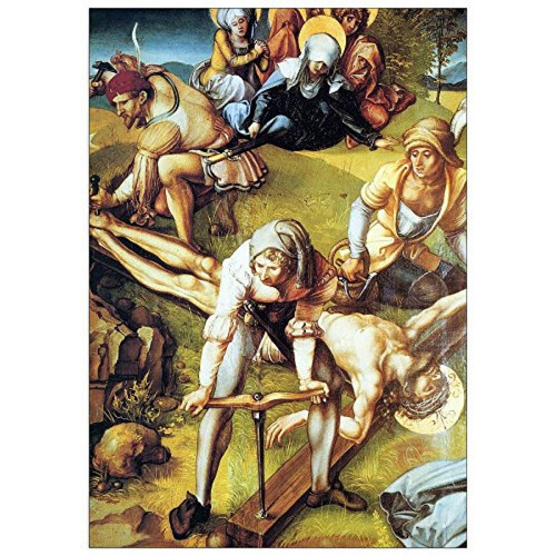 Inconnu - ArtPlaza Albrecht Durer Seven Mary's Pain-Nailing on The Cross Panneau Décoratif Bois, Multicolore, 70 x 1,8 x 100 cm Inconnu  - Cadeau pour bébé - 1 an Jeux & Jouets