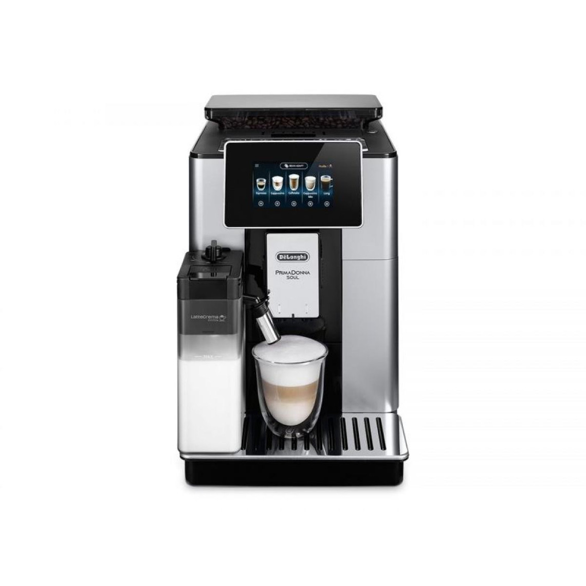 Inconnu DeLonghi PrimaDonna ECAM610.55.SB machine à café Entièrement automatique Machine à expresso 2,2 L