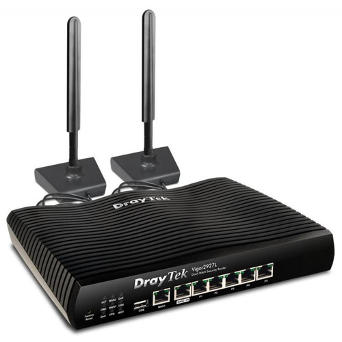 Inconnu - Draytek Vigor2927L routeur sans fil Gigabit Ethernet 3G 4G Noir - Routeur 4G Modem / Routeur / Points d'accès