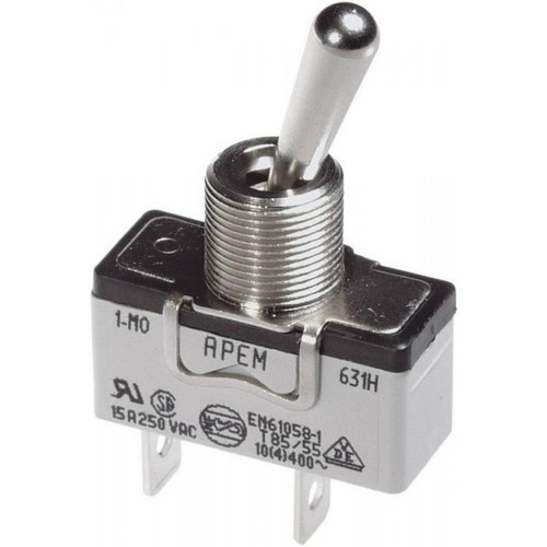 Inconnu - Interrupteur à levier 1 x Off/On APEM 631H/2 250 V/AC 15 A permanent 1 pc(s) Inconnu  - Electricité