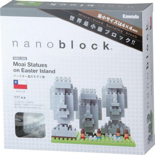 Inconnu - Nanoblock - Nbh-009 - Jeu De Construction - Moai Statues On Easter Island Inconnu  - Jeux de Construction en bois Jeux de construction