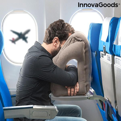 Inconnu Oreiller de Voyage Gonflable Frontal Snoozy InnovaGoods
