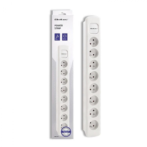 Inconnu - Power strip 8 sockets, 1.8m, White Inconnu  - Rallonges & Multiprises