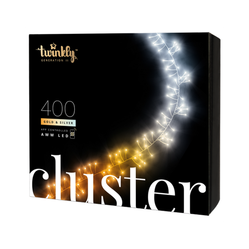 Twinkly - TWINKLY Cluster 400 LED RGB 4,3mm Gen II - Edition multicolore - 6m - Electricité