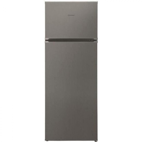 Indesit - INDESIT I55TM4110X1 - Réfrigérateur congélateur haut - 213L (171 + 42) - Froid Statique - L 54 cm x H 144 cm - Inox - Refrigerateur congelateur haut