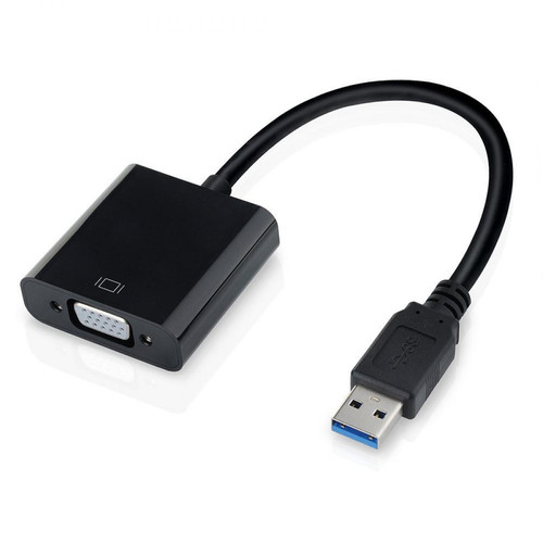 Ineck - INECK - Adaptateur Convertisseur USB 3.0 vers VGA Adaptateur Multi-ecrans, Resolution maximale 1080p pour Ordinateur Portable Ineck  - Ineck