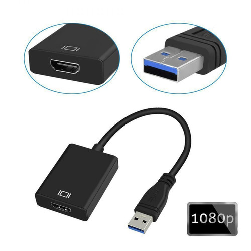Ineck - INECK - Adaptateur pour ordinateur, pc portable, USB vers HDMI TV, ecran, moniteur, Ineck  - Câble et Connectique