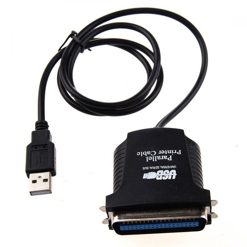 Ineck - INECK - USB - Parallel Port Adaptateur Cable Parallele IEEE1284 pour Brother Canon Epson Stylus Lexmark HP Ineck  - Câble et Connectique