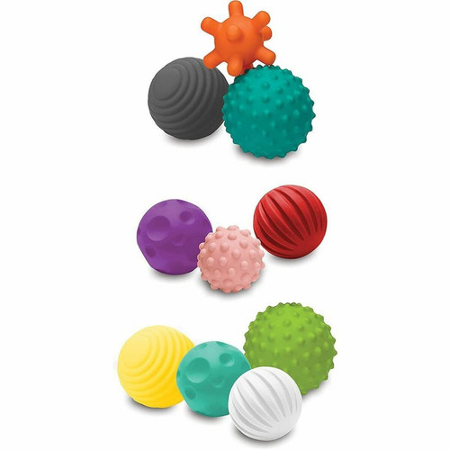 Jeux éducatifs Infantino lot de 10 balles sensorielles - Infantino