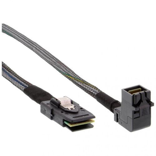 Inline - Câble InLine® Mini SAS HD SFF-8643 coudé sur SFF-8087 avec bande latérale de 1 m Inline  - Câble antenne
