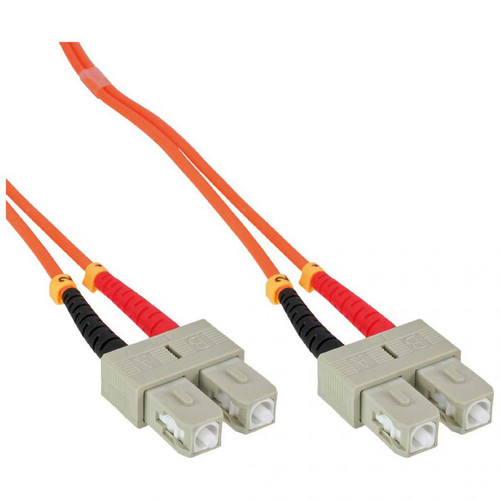 Inline - LWL câble duplex, InLine®, SC/SC 50/125µm, 10m Inline  - Accessoires et consommables