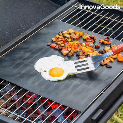 Innovagoods - Tapis de Cuisson pour Four et Barbecue InnovaGoods 2 Unités Innovagoods  - Barbecues charbon de bois