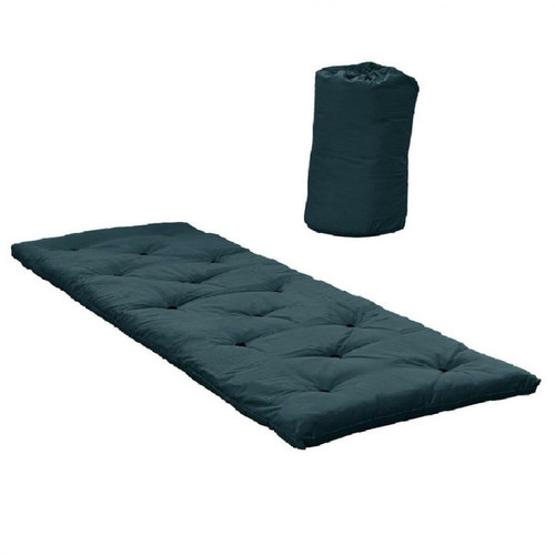 Inside 75 - Lit futon standard BED IN A BAG couleur bleu pétrole Inside 75  - Literie