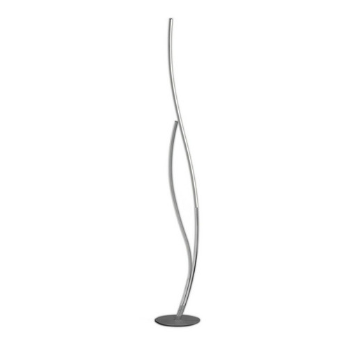 Inspired - Lampadaire 174cm, 30W LED, 3000K, 2400lm Dimmable, Argent Chrome Inspired  - Lampadaire chrome