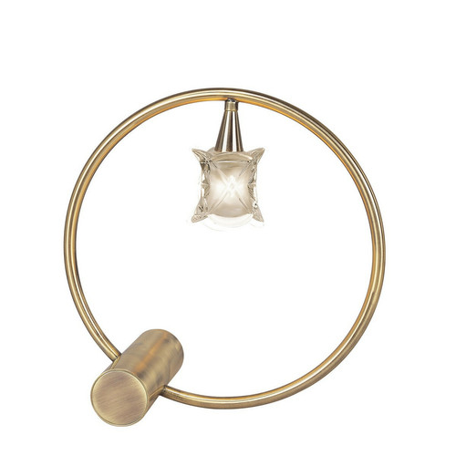 Inspired - Lampe de table Rosa Del Desierto à 1 lumière G9, laiton antique Inspired  - Luminaires