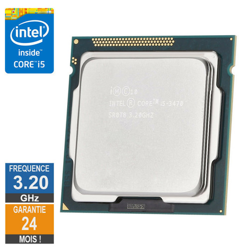 Intel - Processeur Intel Core I5-3470 3.20GHz SR0T8 FCLGA1155 6Mo Intel - Bonnes affaires Processeur