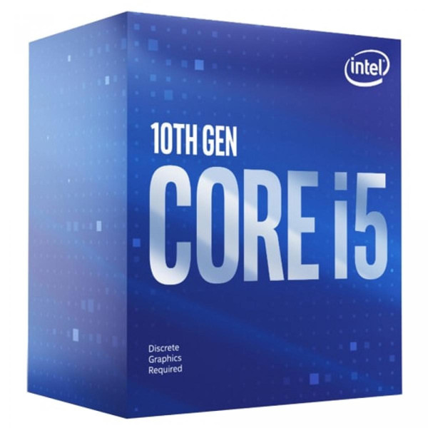 Processeur INTEL Intel Core i5-10400F Processeur 128Go 10th Gen 12Mo LGA 1200 4.30GHz Noir