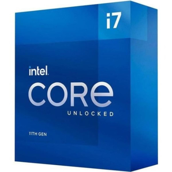 Processeur INTEL Intel Core i7-11700F Processeur LGA 1200 8 Cœurs 2.5GHz 16Mo Cache