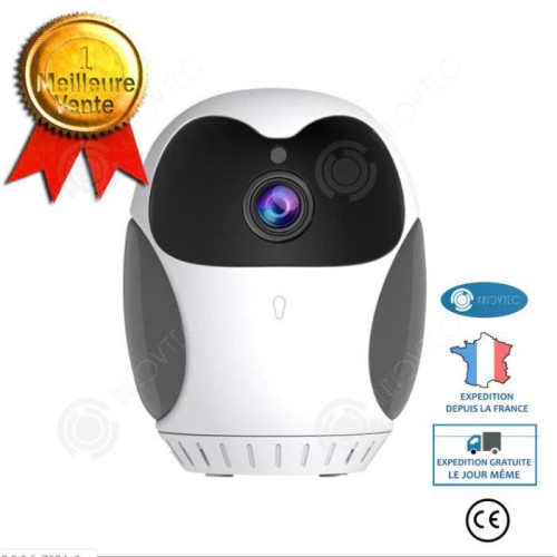 Webcam marque generique INN® caméra wifi moniteur de réseau sans fil caméra d'interphone vocal intelligent caméra à distance extérieure à la maison