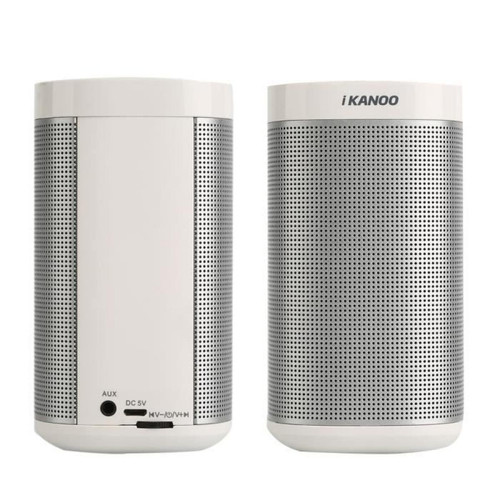 marque generique - KANOO i-968 sans fil Micro haut-parleur Bluetooth blanc marque generique  - Enceinte PC marque generique