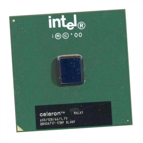Intel Processeur CPU Intel Celeron 633Mhz SL4NY Socket 370 FC-PGA Coppermine-128Ko
