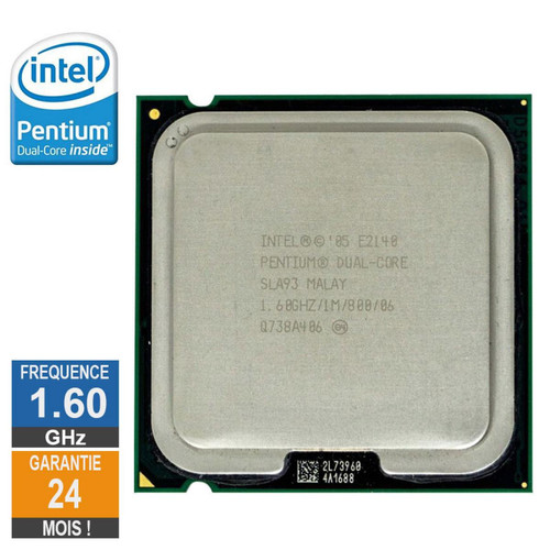 Intel - Processeur Intel Pentium Dual-Core E2140 1.60GHz SLA93 LGA775 1Mo - Processeur INTEL