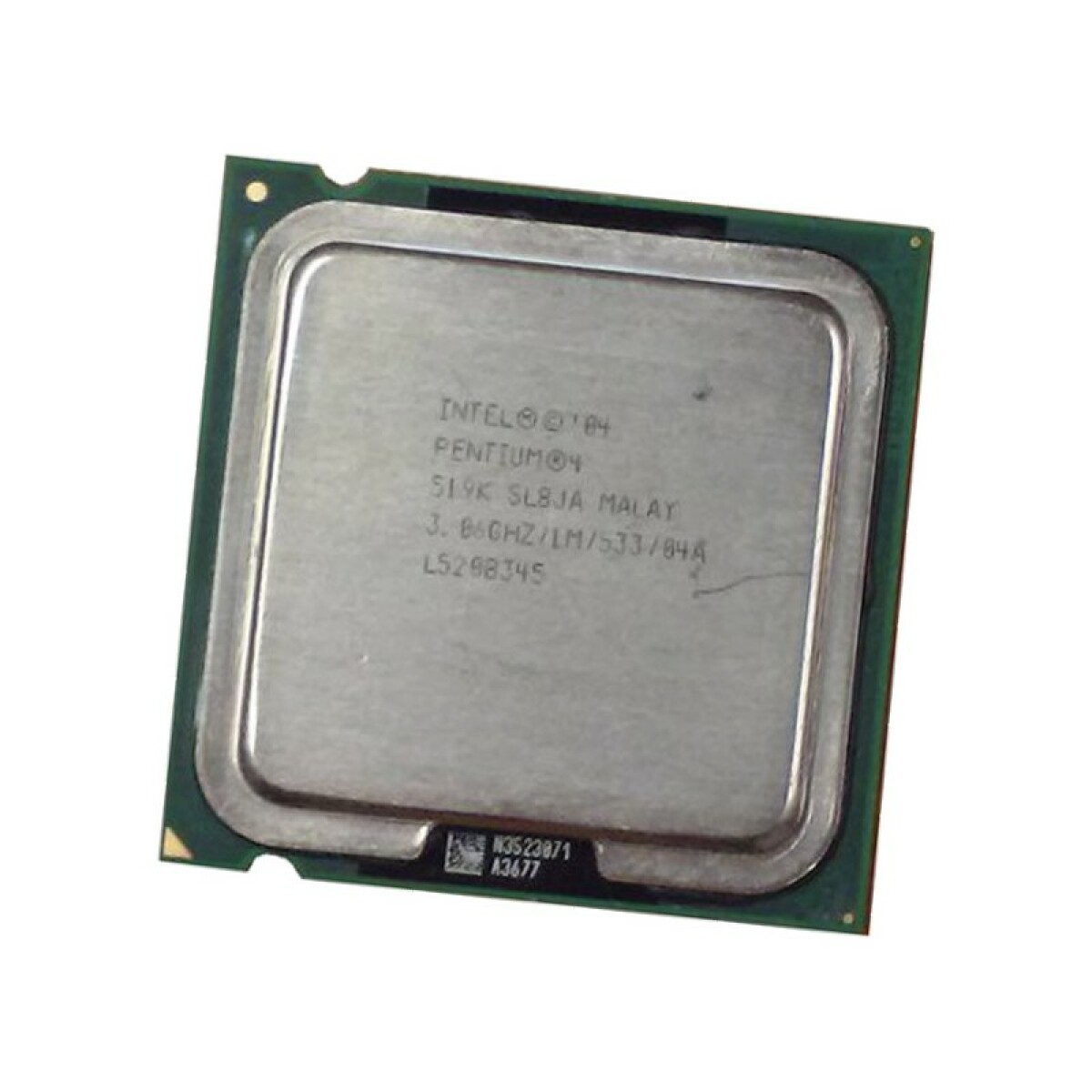 Processeur INTEL Intel Processeur CPU Intel SL8JA Pentium 4 519K 3.067GHz Socket LGA775 1Mo 533Mhz PC