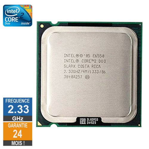 Intel - Processeur Intel Core 2 Duo E6550 2.33GHz SLA9X PLGA775 4Mo - Processeur Lga775