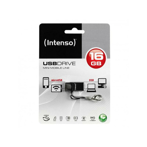 Intenso - 16GB Mini MOBILE LINE Intenso  - Clé USB mini Clés USB