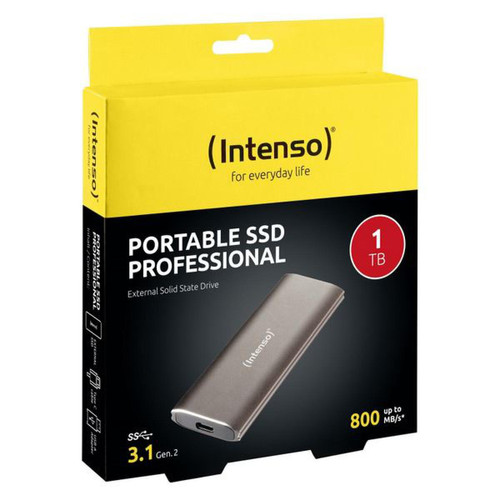 Intenso - Disque Dur Externe INTENSO 3825460 1 TB SSD - Boitier disque dur et accessoires