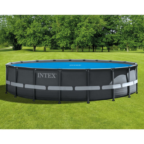 Intex - INTEX Couverture solaire de piscine bleu 538 cm polyéthylène Intex - Couverture et bâche piscine