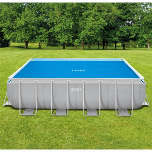 Bâche de piscine Intex INTEX Couverture solaire de piscine rectangulaire 488x244 cm